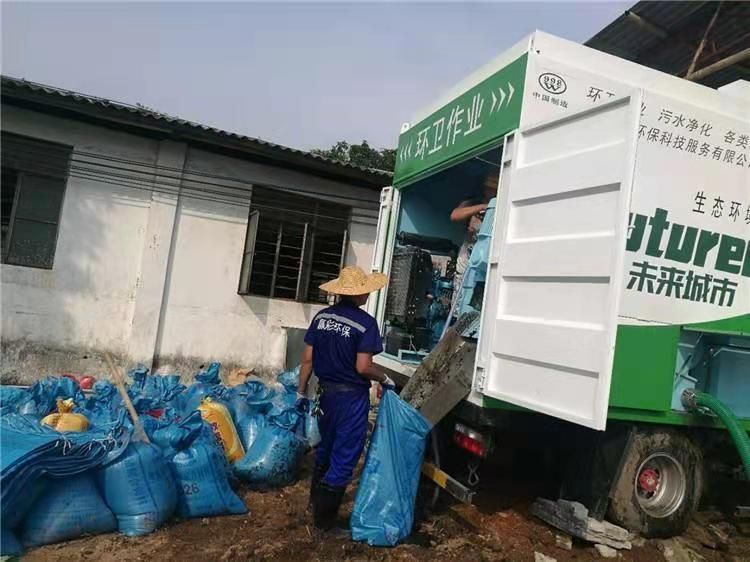 和布克赛尔工业污泥压干处理